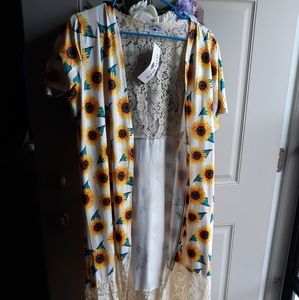 Crazy Train Sunflower Duster